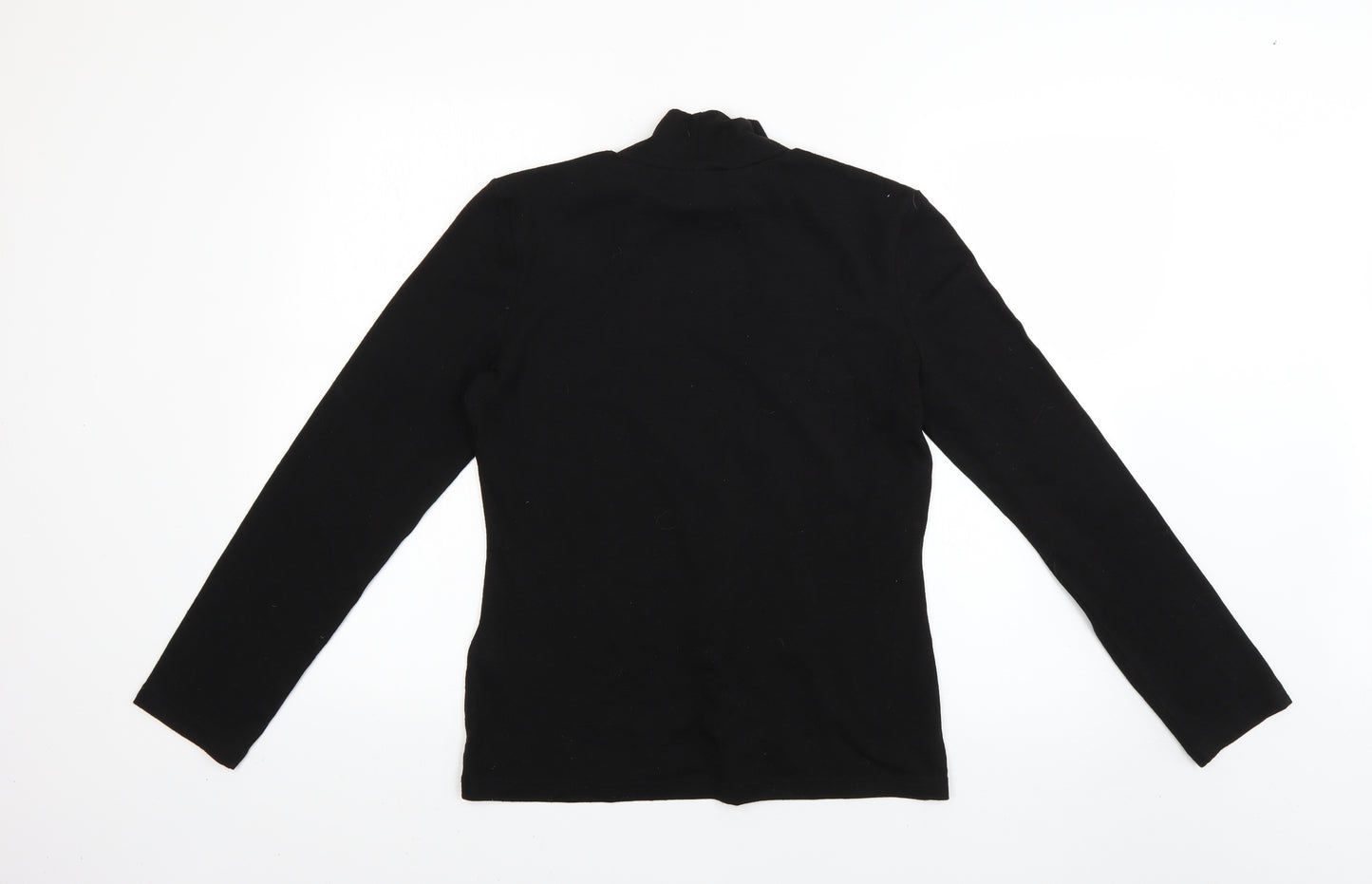 Warehouse Womens Black   Basic Blouse Size 14