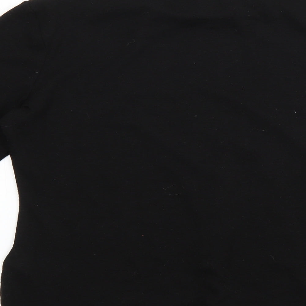 Warehouse Womens Black   Basic Blouse Size 14