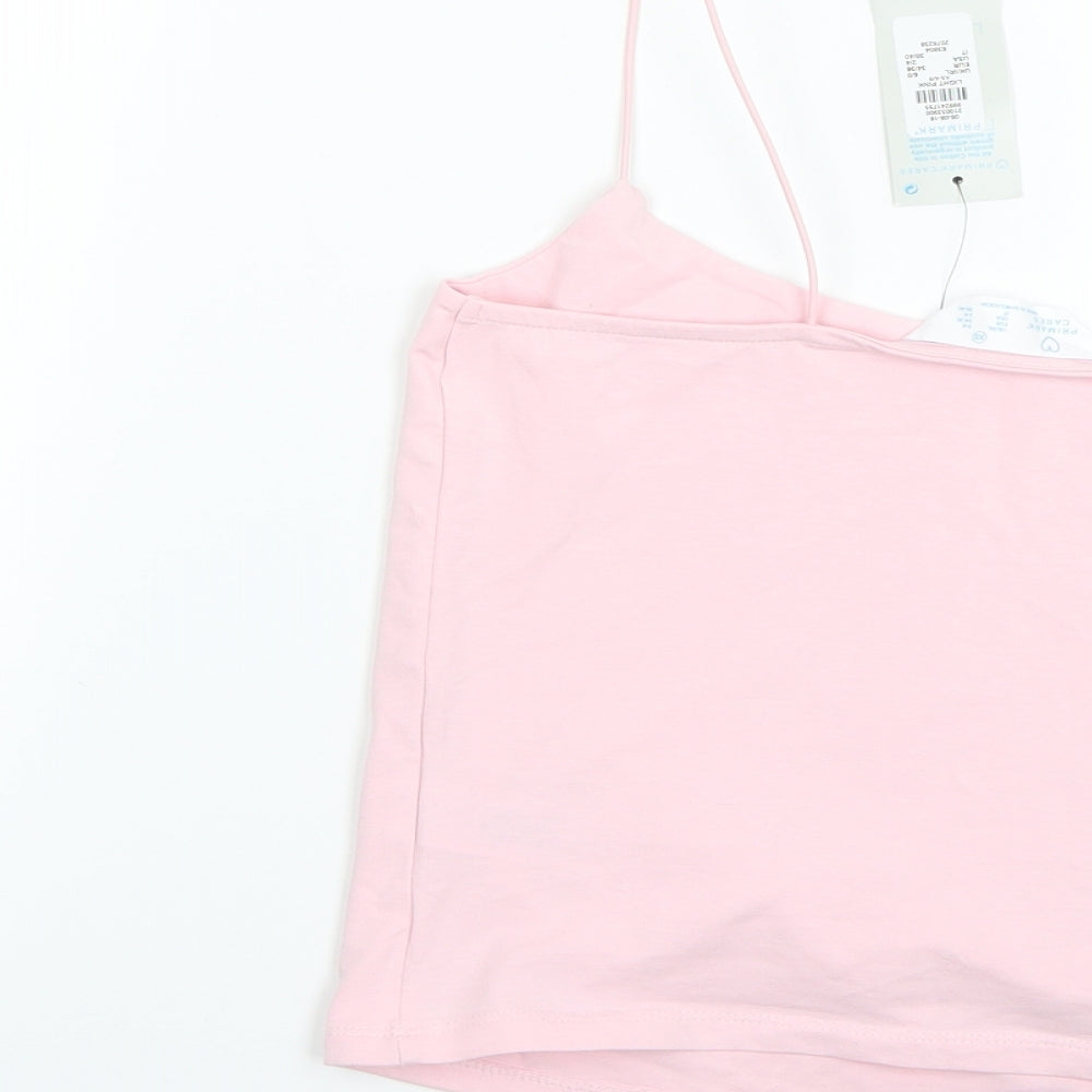 Primark Womens Pink   Basic T-Shirt Size 6