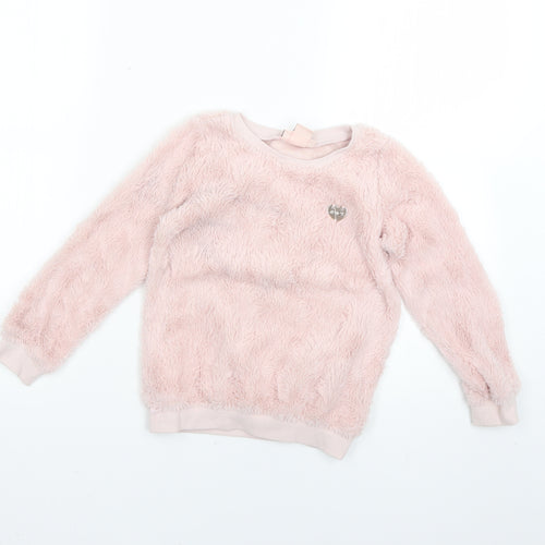 Juicy Couture Girls Pink   Pullover Jumper Size 5 Years