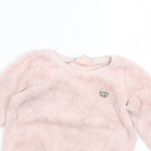 Juicy Couture Girls Pink   Pullover Jumper Size 5 Years