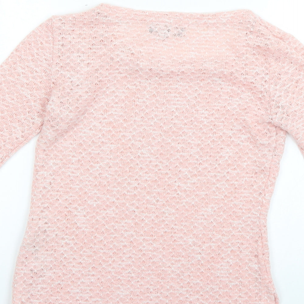 New Look Womens Pink   Pullover Jumper Size 8