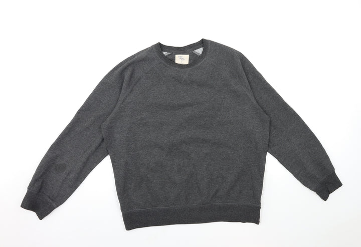Cedar Wood State Mens Grey Pullover Sweatshirt Size L