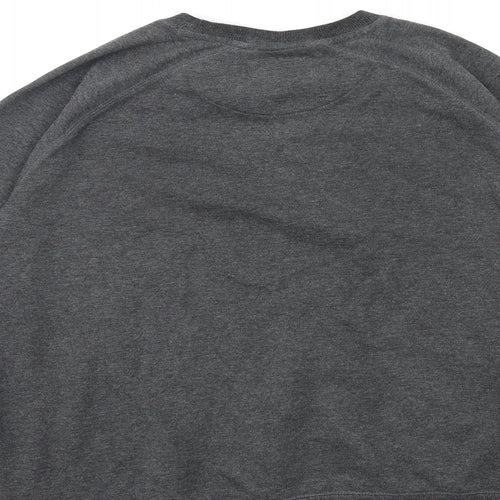Cedar Wood State Mens Grey   Pullover Sweatshirt Size L