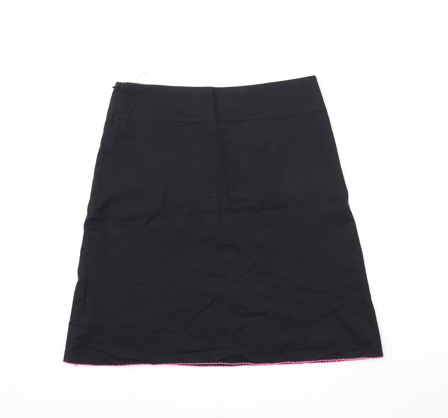 Mint Womens Black Floral  A-Line Skirt Size 12