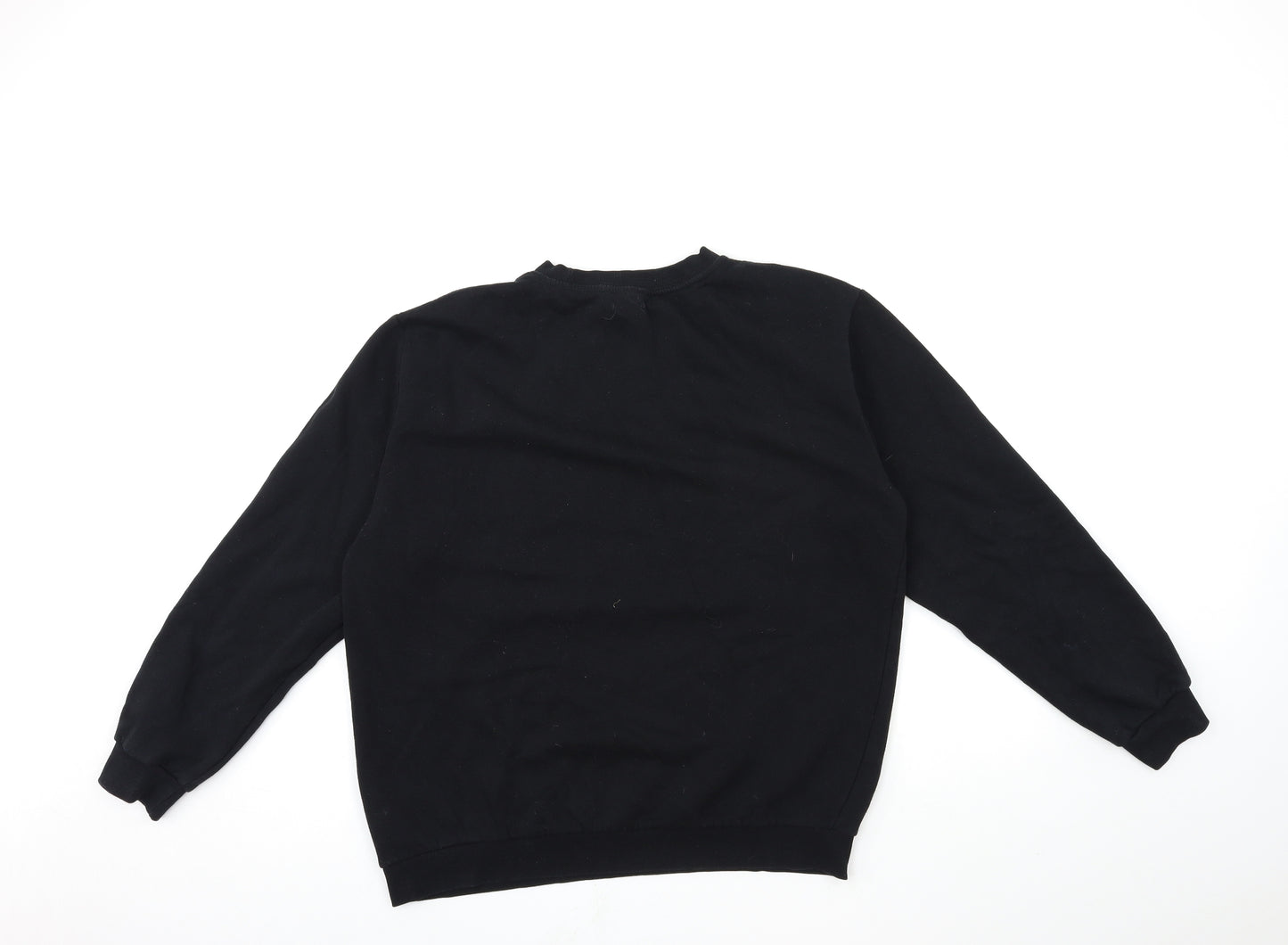 H&M Mens Black   Pullover Sweatshirt Size L