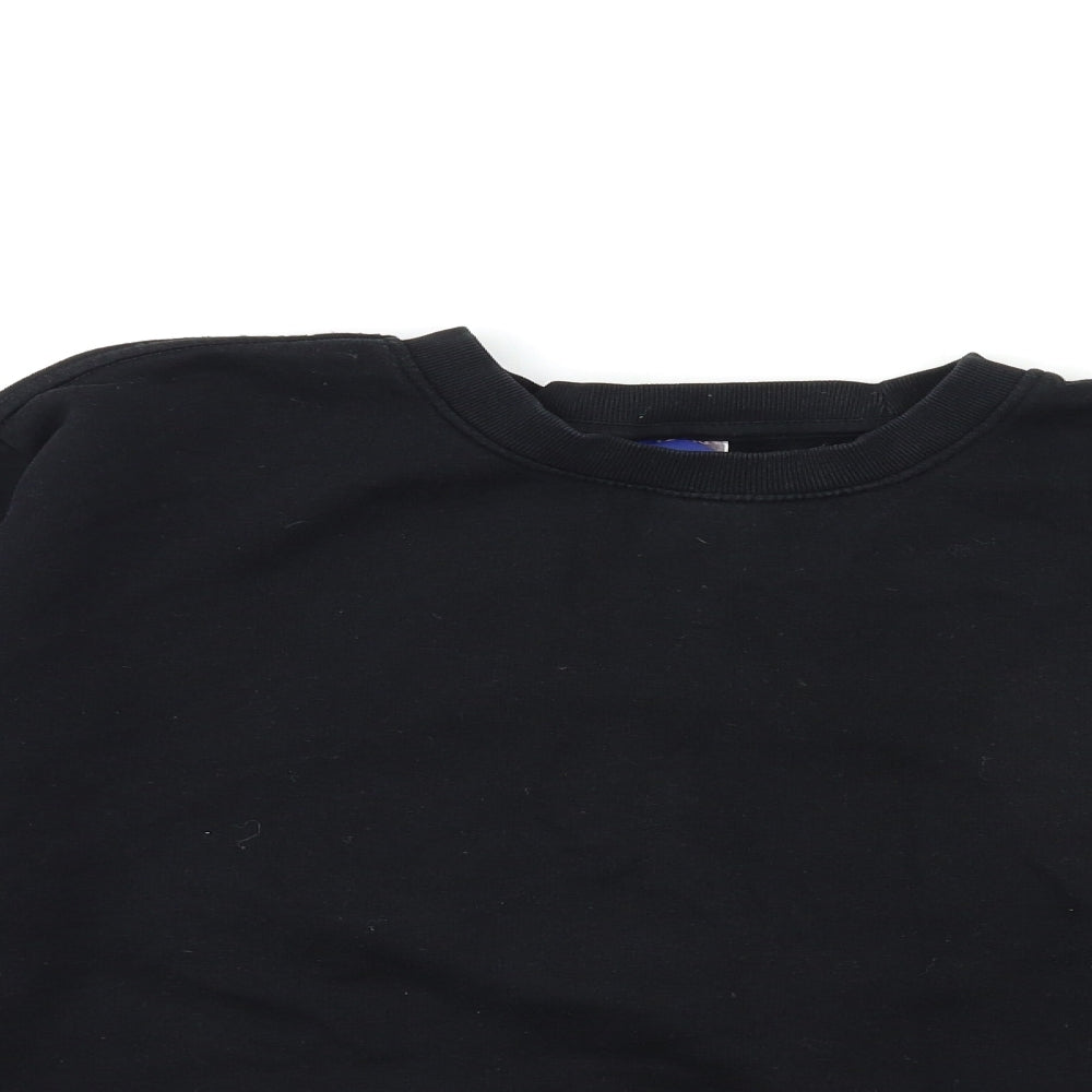 H&M Mens Black   Pullover Sweatshirt Size L