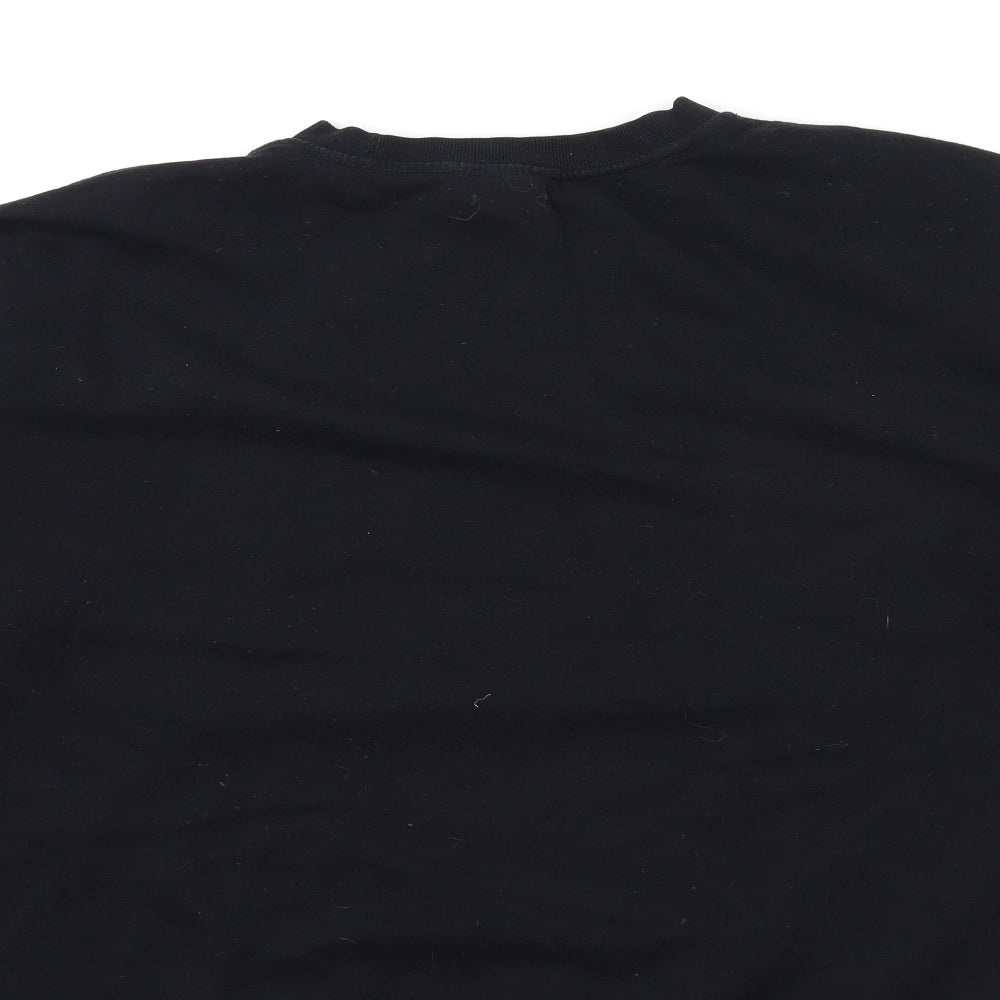 H&M Mens Black   Pullover Sweatshirt Size L