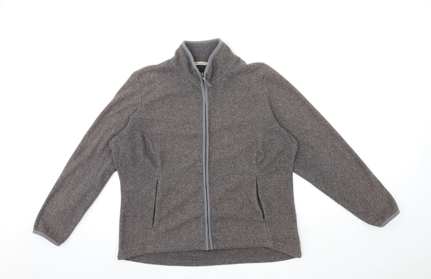 Marks and Spencer Womens Grey  Fleece Jacket  Size 18