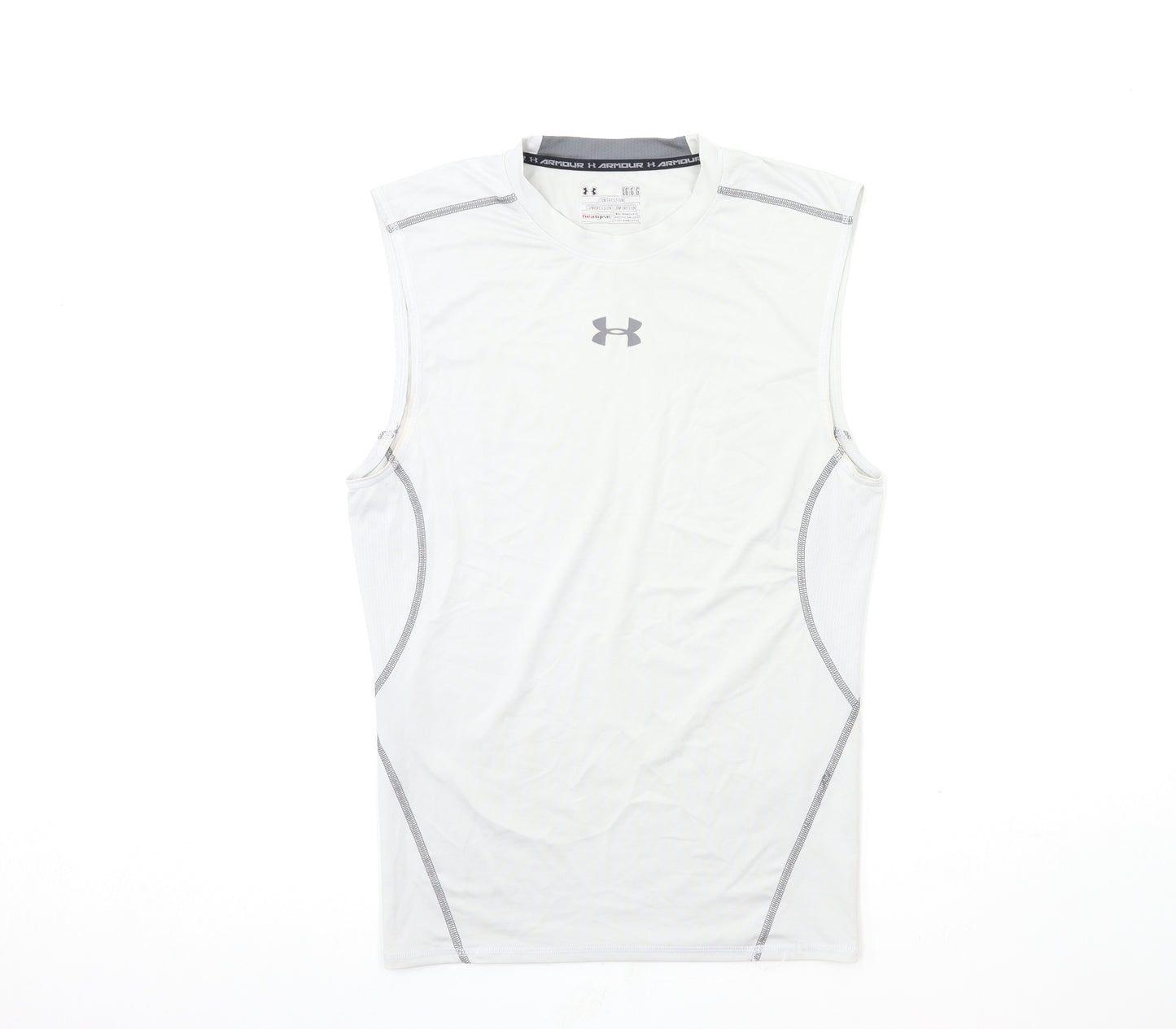 Under armour Mens Grey   Basic Tank Size L