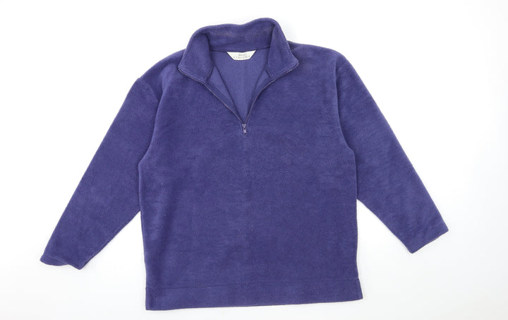 Modern classics Womens Purple Fleece Jacket Size 14