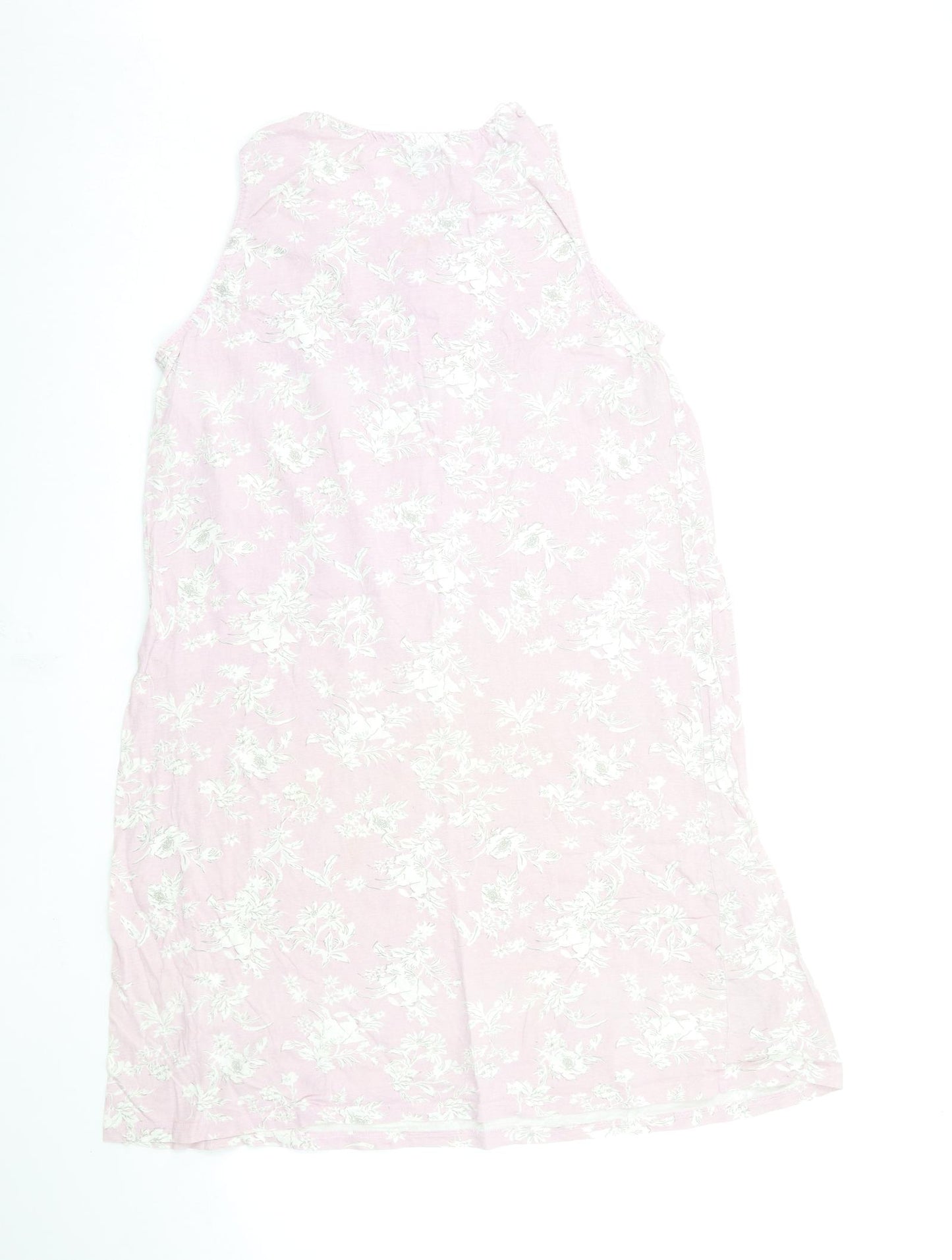 Arista Womens Pink Floral  Tank Dress  Size 14