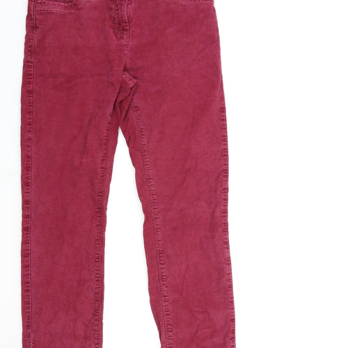 Laura Ashley Womens Red  Corduroy Trousers  Size 10 L30 in