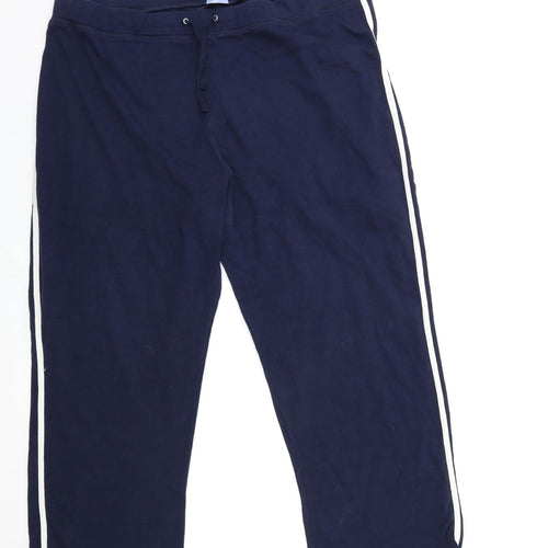 Resume Womens Blue Striped  Trousers  Size 28 L29 in