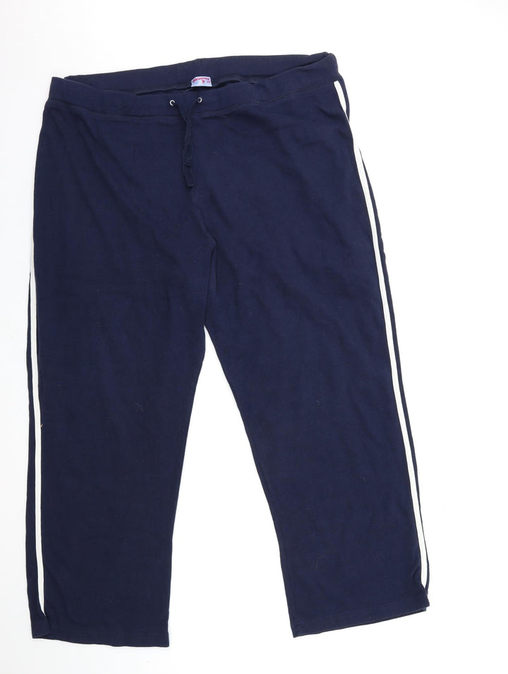 Resume Womens Blue Striped  Trousers  Size 28 L29 in