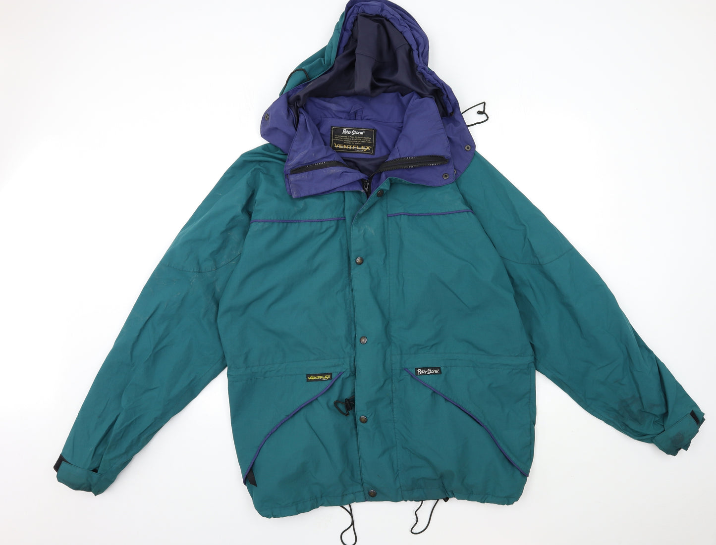 Peter Storm Mens Green   Rain Coat Coat Size L