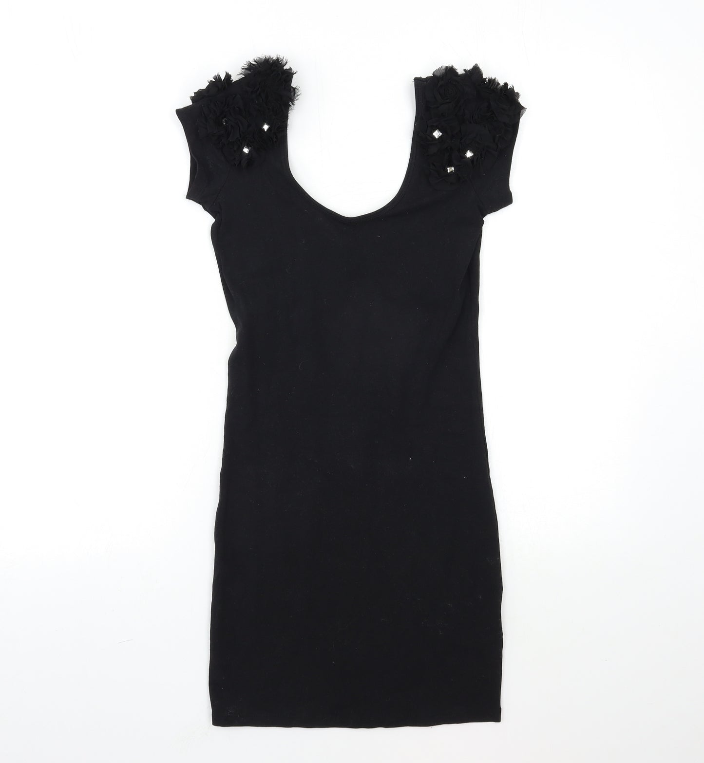 River Island Womens Black   Bodycon  Size 8