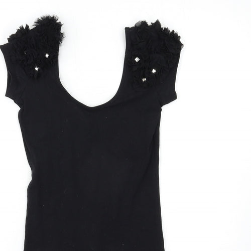 River Island Womens Black   Bodycon  Size 8