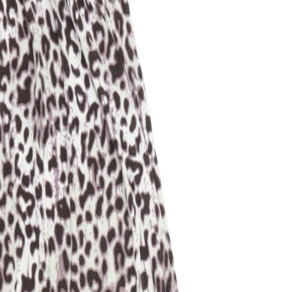 NEXT Womens Grey Animal Print  Maxi  Size 10