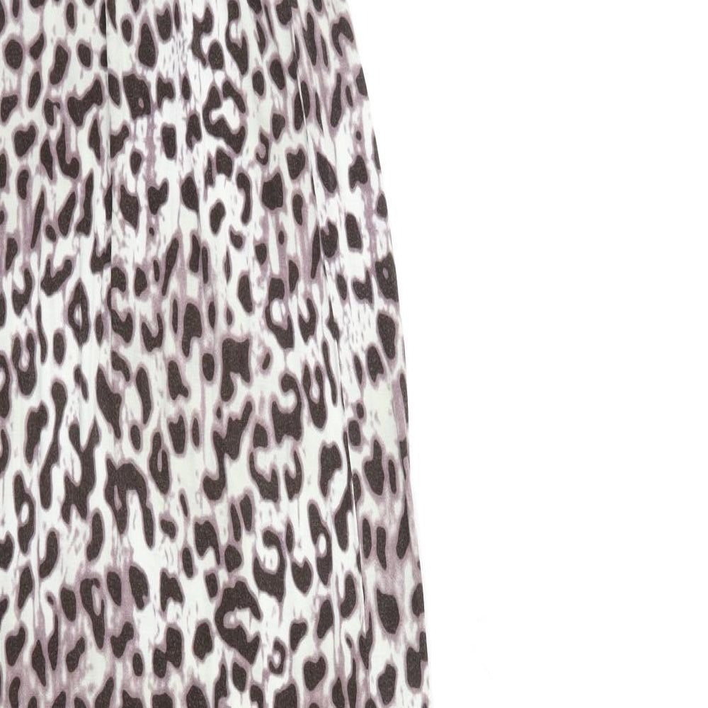 NEXT Womens Grey Animal Print  Maxi  Size 10