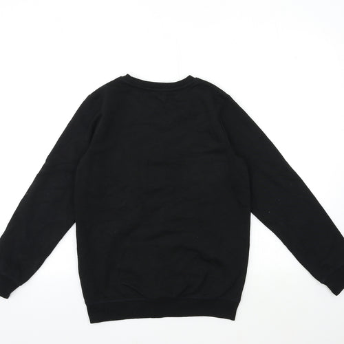 Matalan Boys Black   Pullover Sweatshirt Size 12 Years  - CHRISTMAS MODE