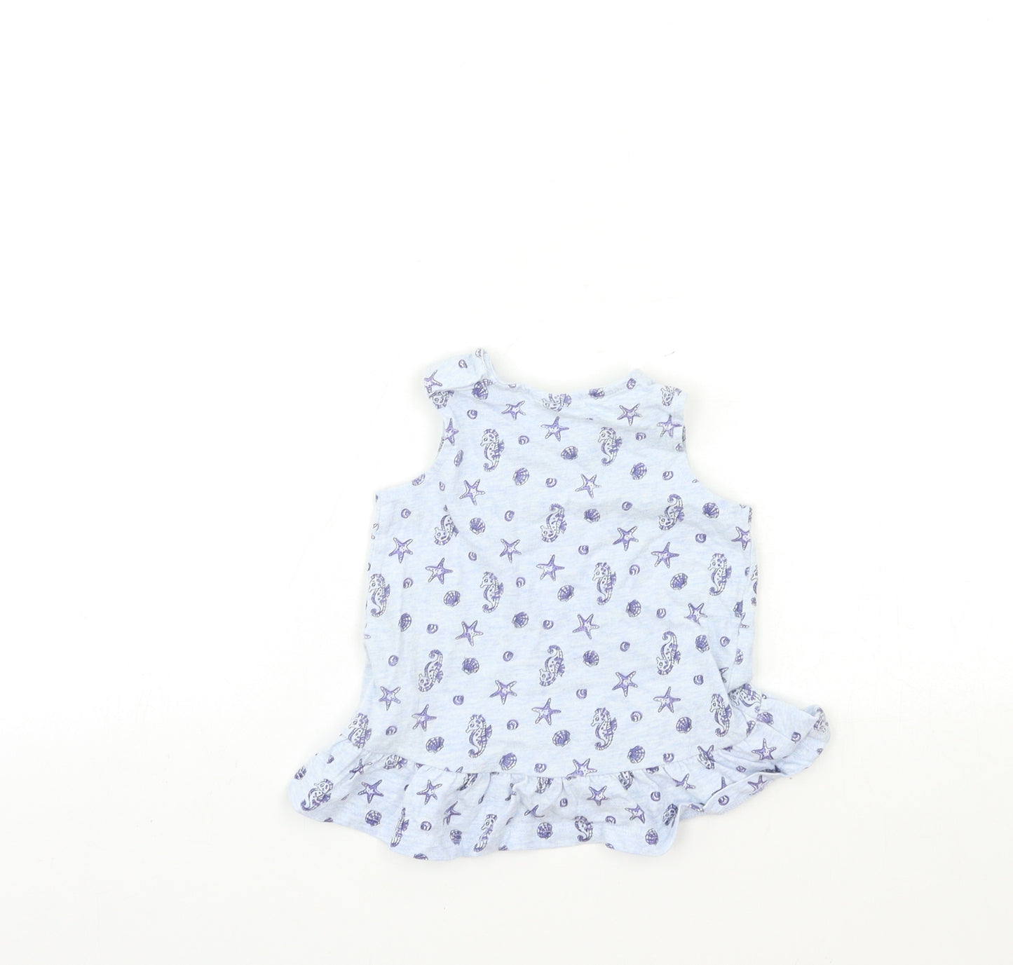F&F Baby Blue   Basic Tank Size 0-3 Months