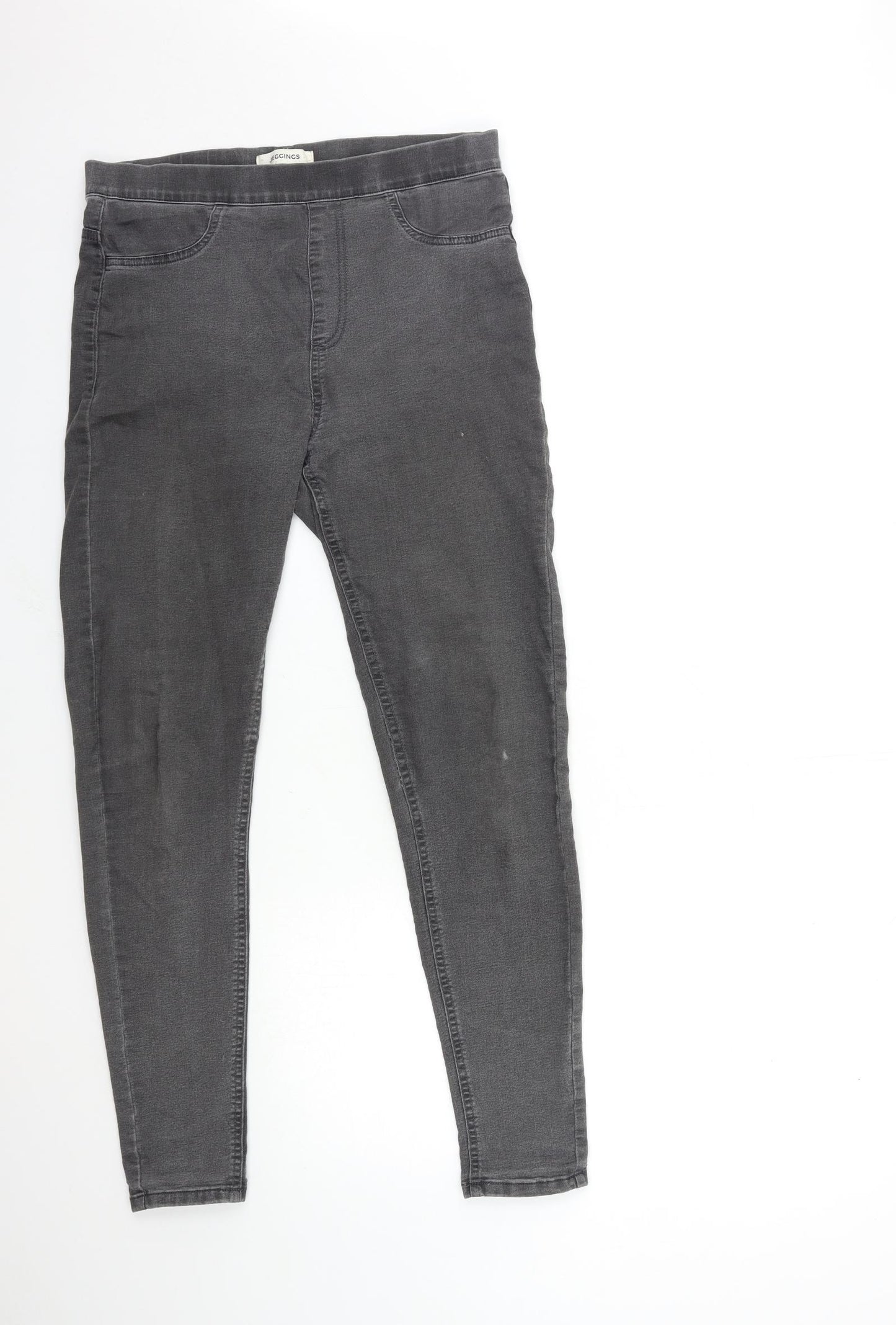 Marks and Spencer Womens Grey  Denim Jegging Jeans Size 12 L29 in