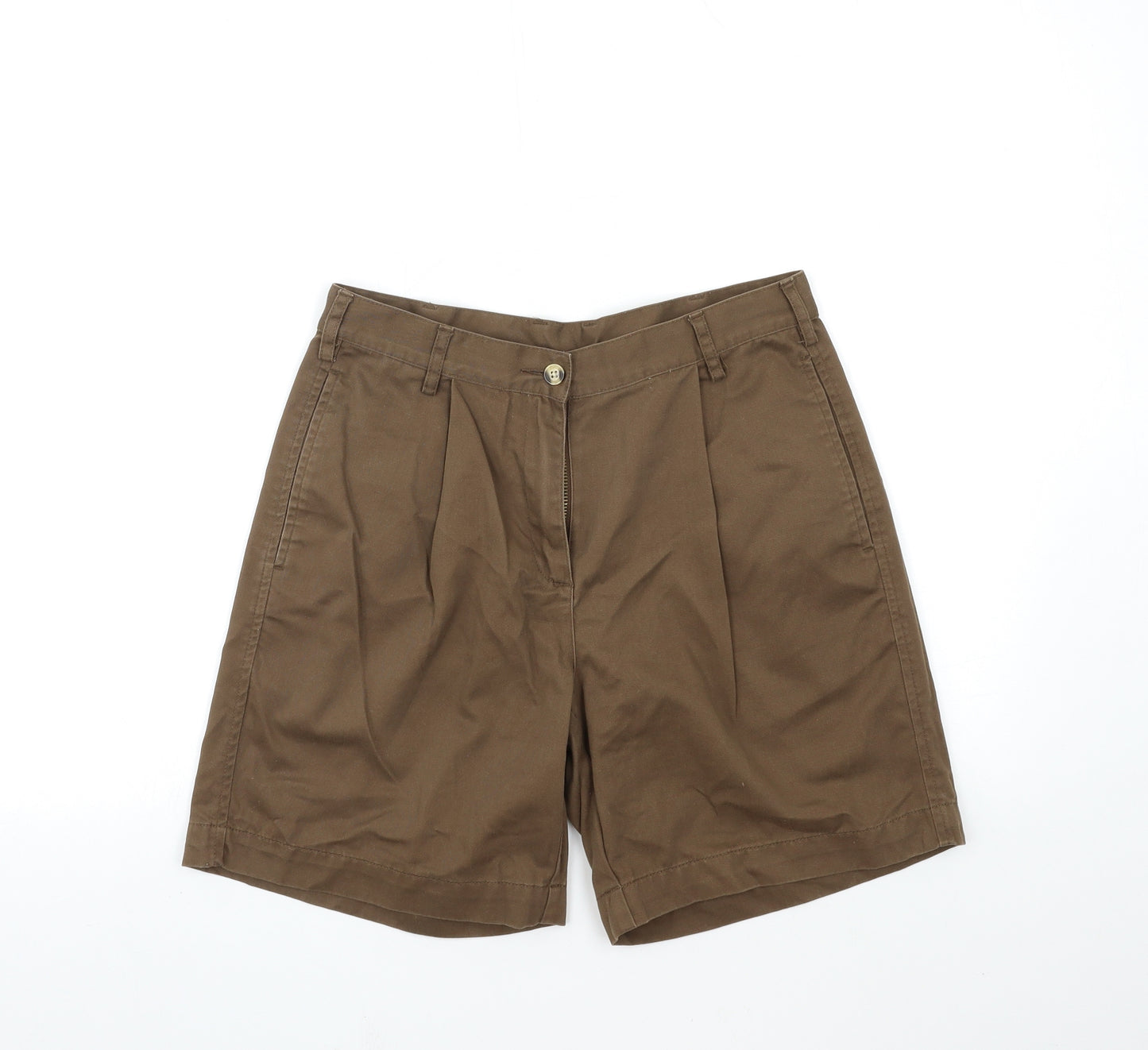 Cotton Traders Womens Brown   Sailor Shorts Size 10