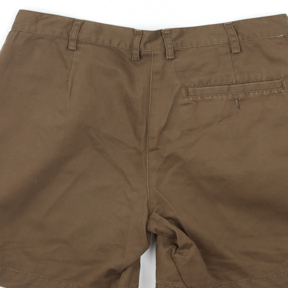 Cotton Traders Womens Brown   Sailor Shorts Size 10