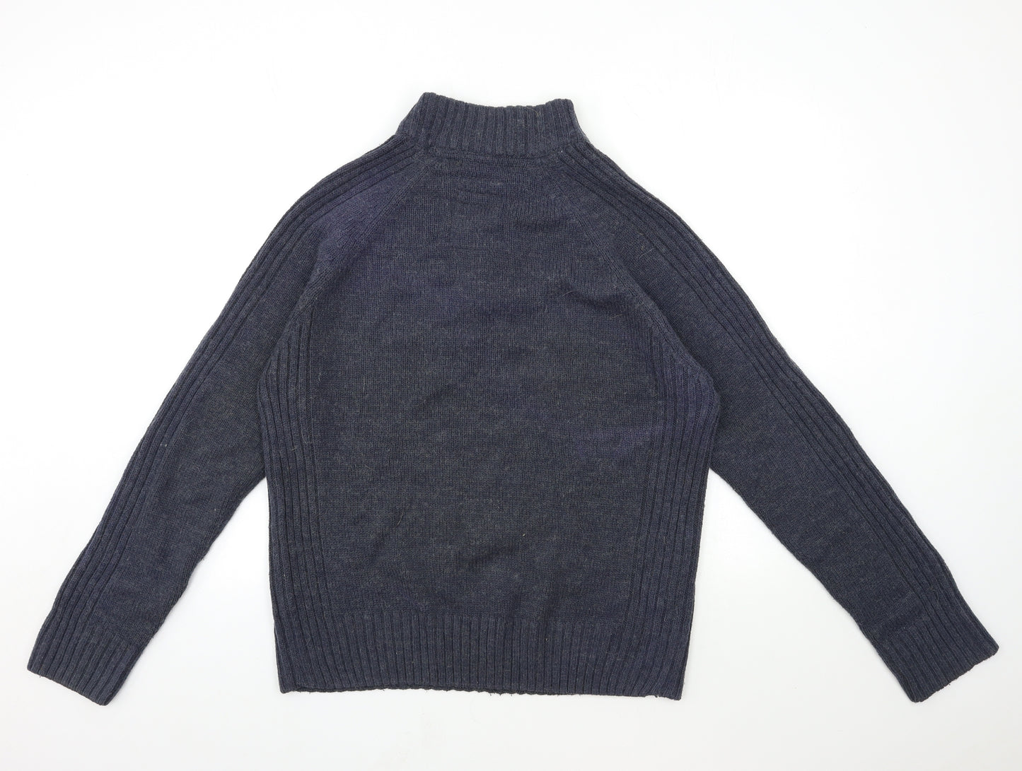 Heritage Mens Blue  Knit Pullover Jumper Size L