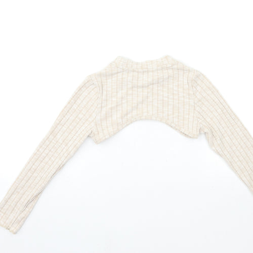 Primark Girls Beige   Basic T-Shirt Size 7-8 Years