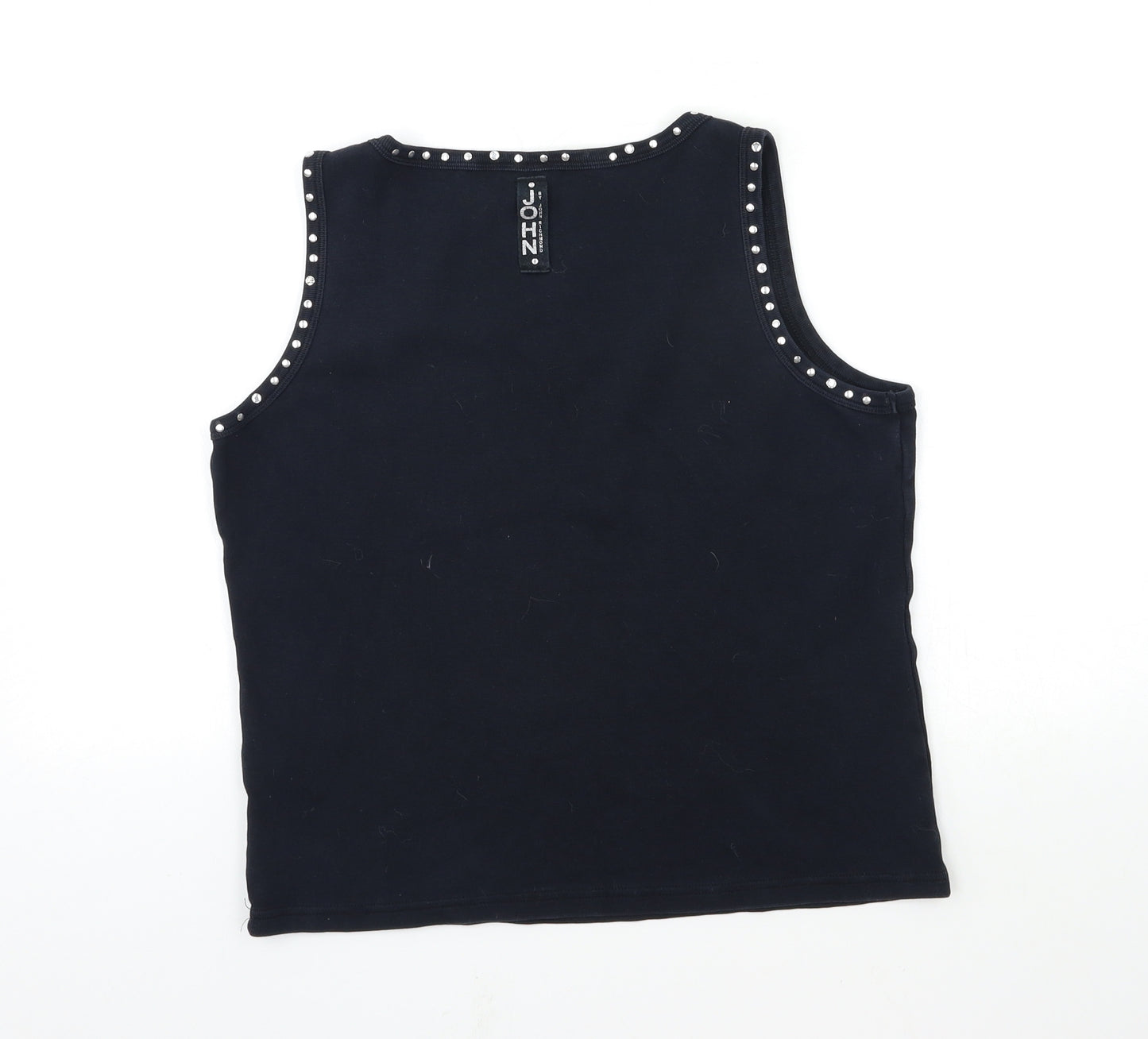 John Womens Blue   Basic Tank Size L  - faith glamour love