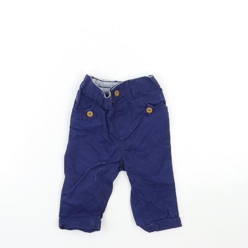 TU Baby Blue   Cargo Trousers Size 3-6 Months