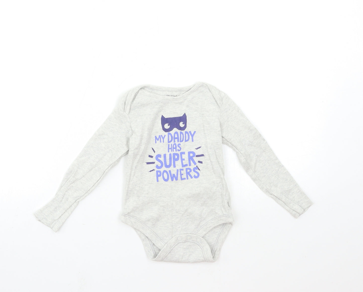 F&F Baby Grey   Babygrow One-Piece Size 12-18 Months