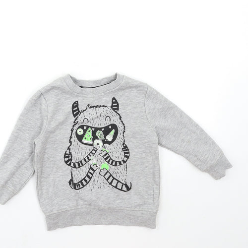 George Baby Grey   Pullover Jumper Size 12-18 Months