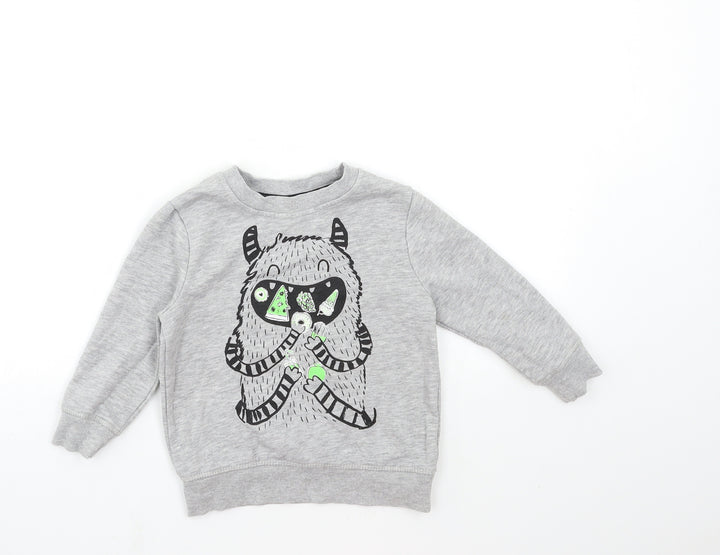George Baby Grey   Pullover Jumper Size 12-18 Months
