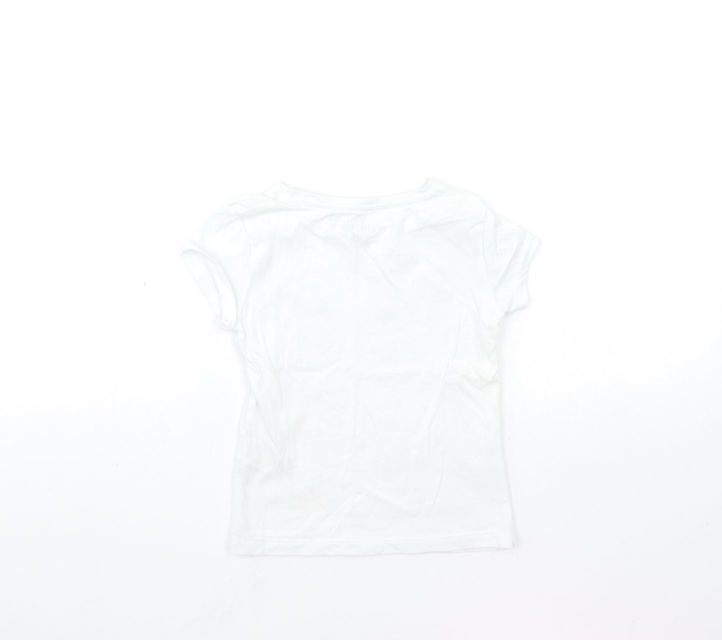 F&F Baby White   Basic T-Shirt Size 3-6 Months  - christmas