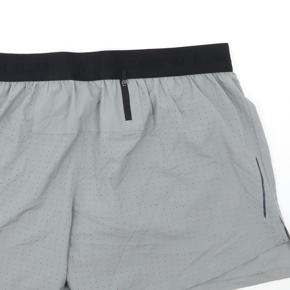workout Mens Grey   Sweat Shorts Size L