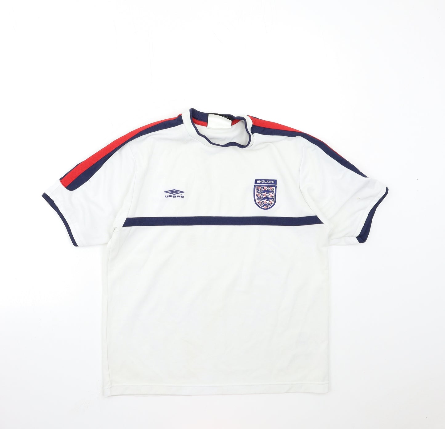 England FC Mens White   Basic T-Shirt Size M