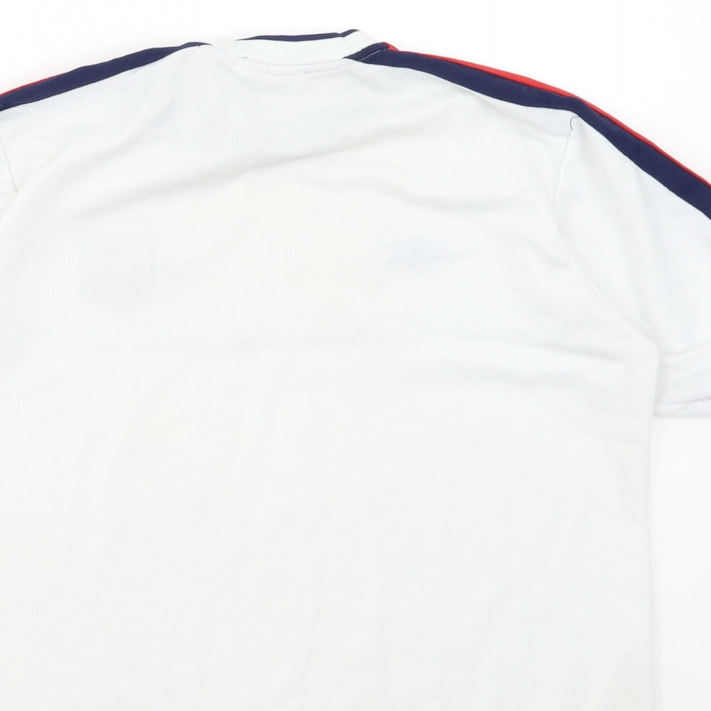 England FC Mens White   Basic T-Shirt Size M