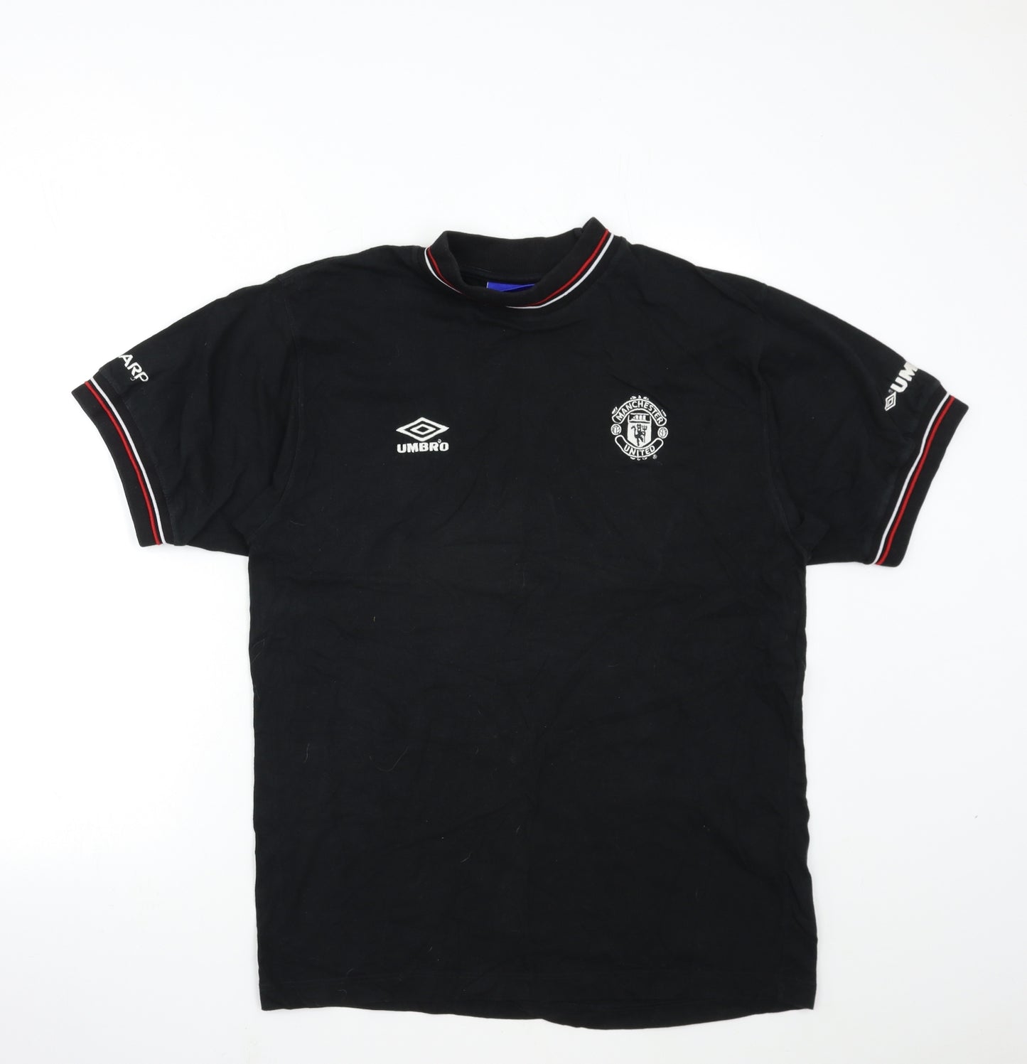 Manchester United Mens Black    T-Shirt Size M