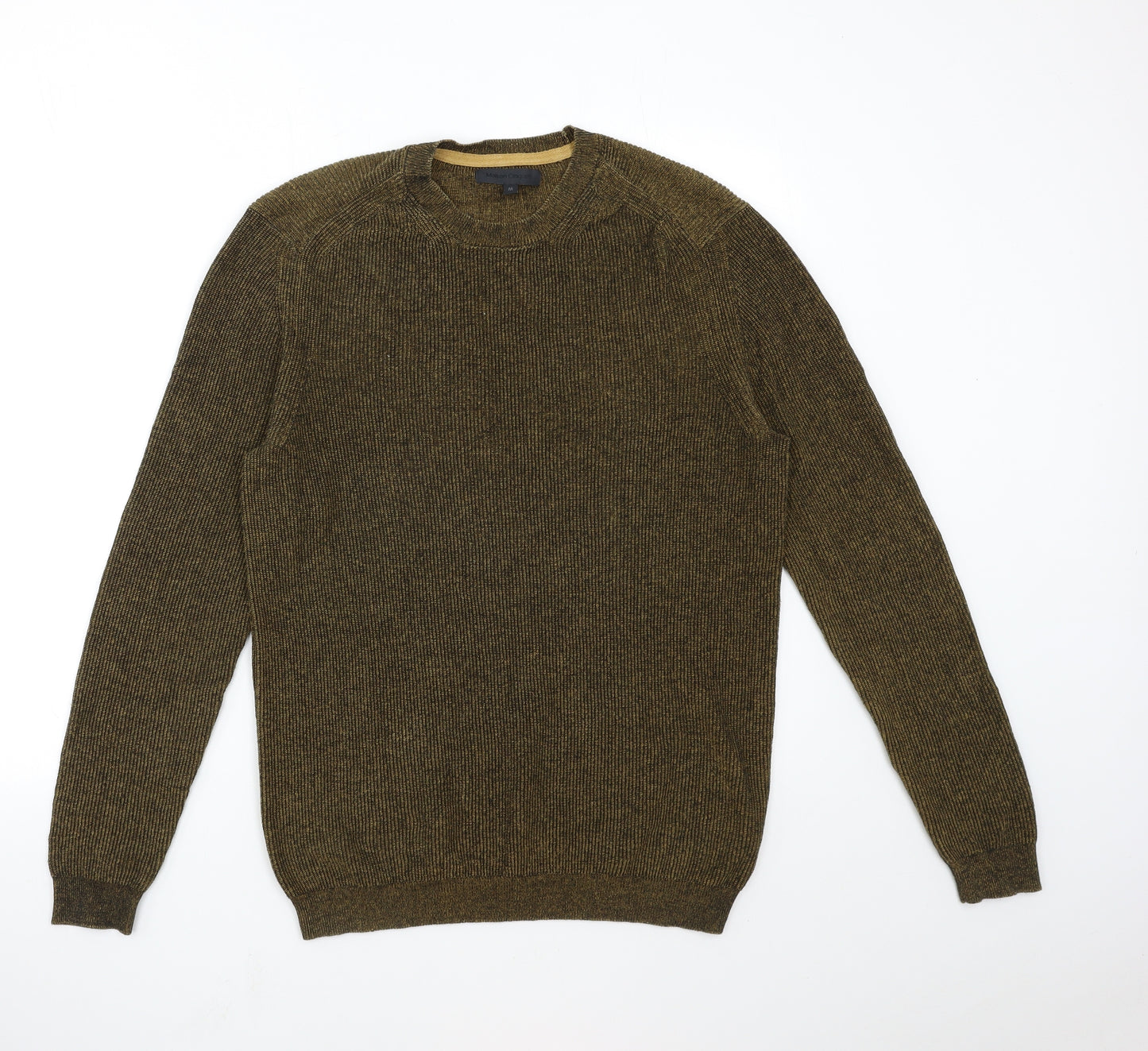 Maison Cinqcent Womens Yellow  Knit Pullover Jumper Size M