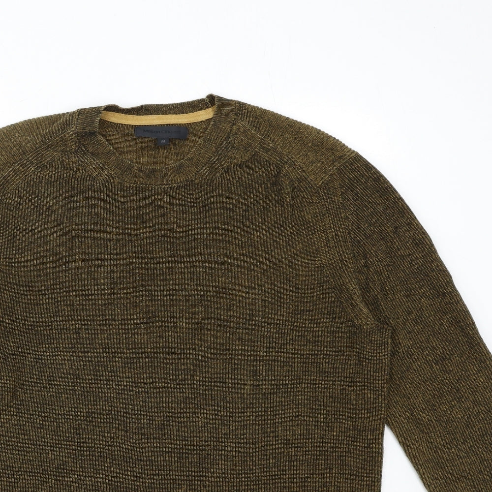 Maison Cinqcent Womens Yellow  Knit Pullover Jumper Size M