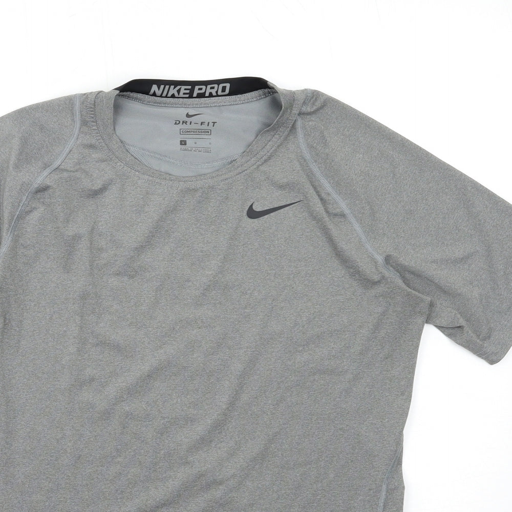 Nike Mens Grey    T-Shirt Size L  - DRI-FIT