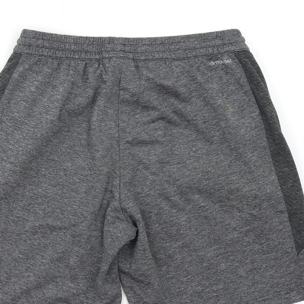 adidas Mens Grey   Sweat Shorts Size S