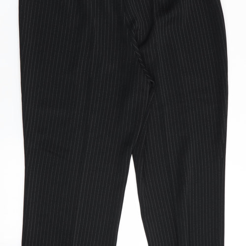 Gerry Weber Womens Black Striped  Trousers  Size 16 L26 in