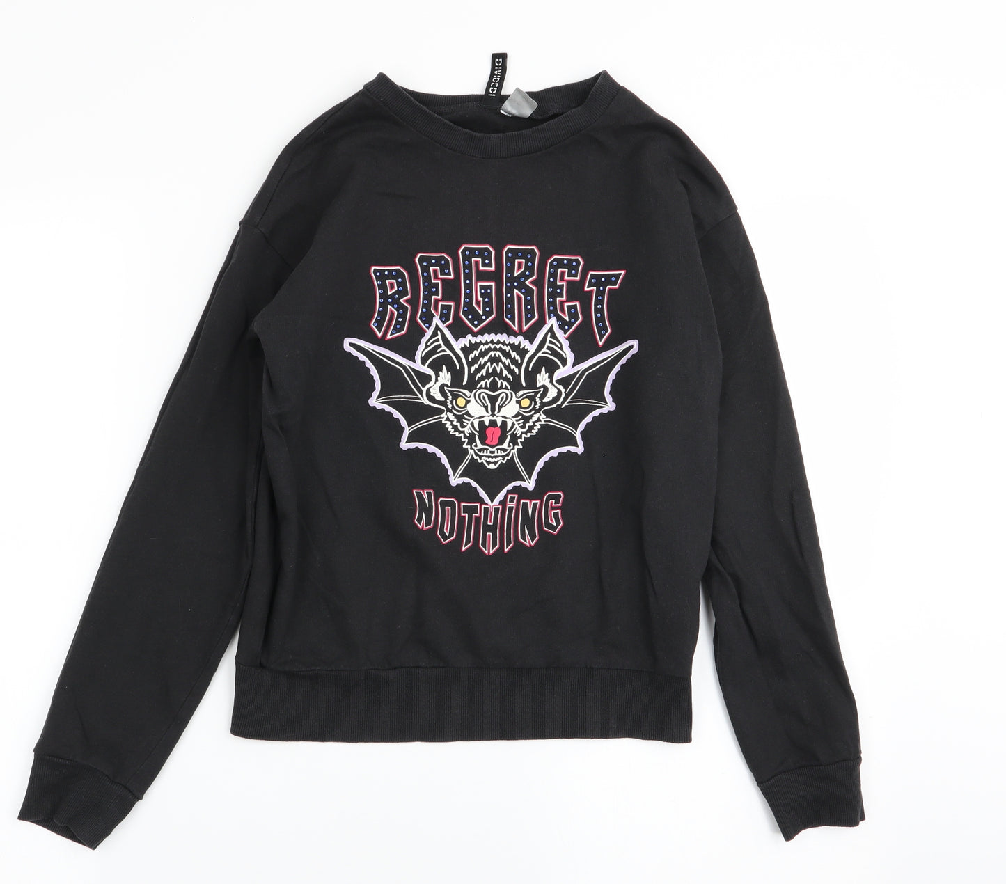 Divided by H&M Womens Black   Pullover Jumper Size XS