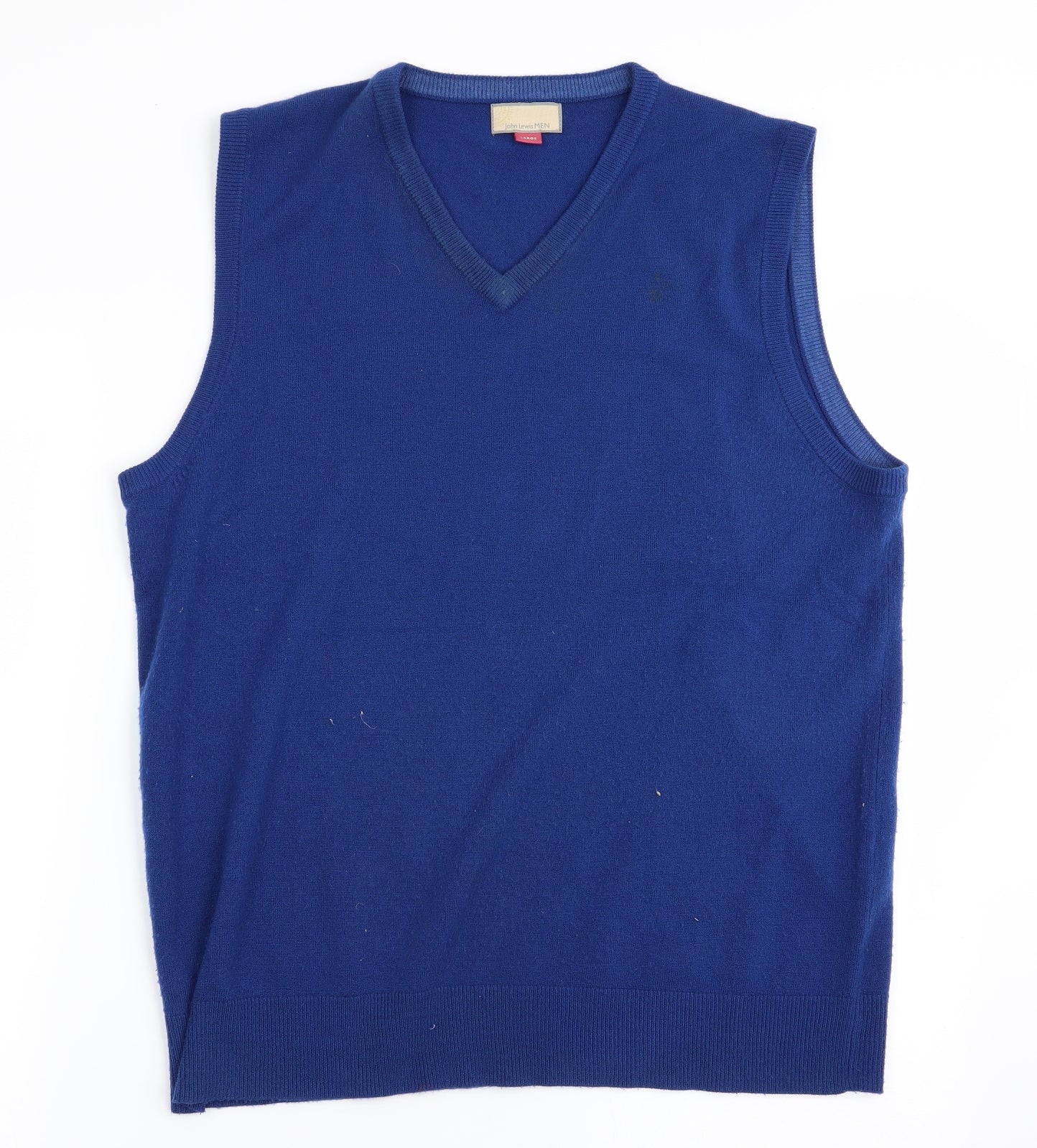 John Lewis Mens Blue   Pullover Jumper Size L