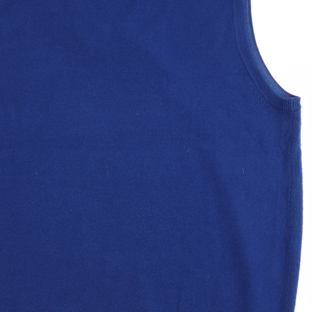 John Lewis Mens Blue   Pullover Jumper Size L