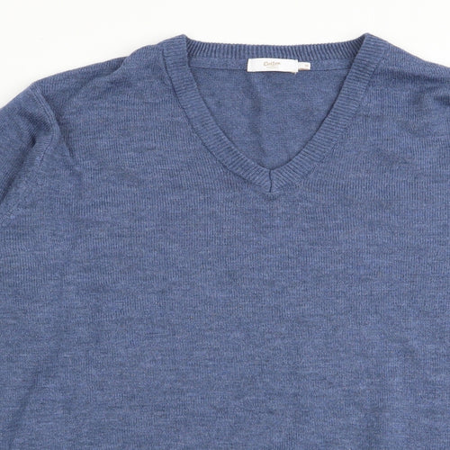 Cotton Traders Mens Blue   Pullover Jumper Size M